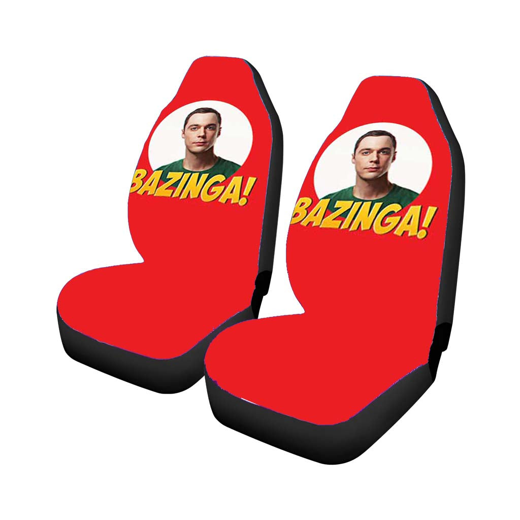 Big Bang Theory Bazinga Red Sheldon Car Seat Covers
