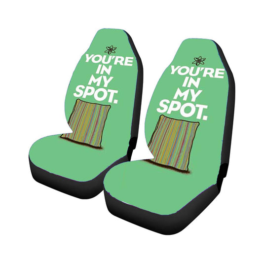 Big Bang Theory My Spot Car Seat Covers Universal Fit