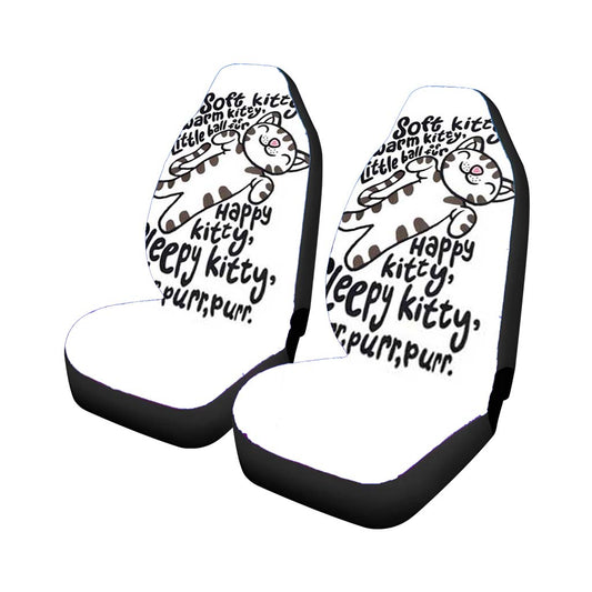 Big Bang Theory Soft Kitty Wht Car Seat Covers Universal Fit
