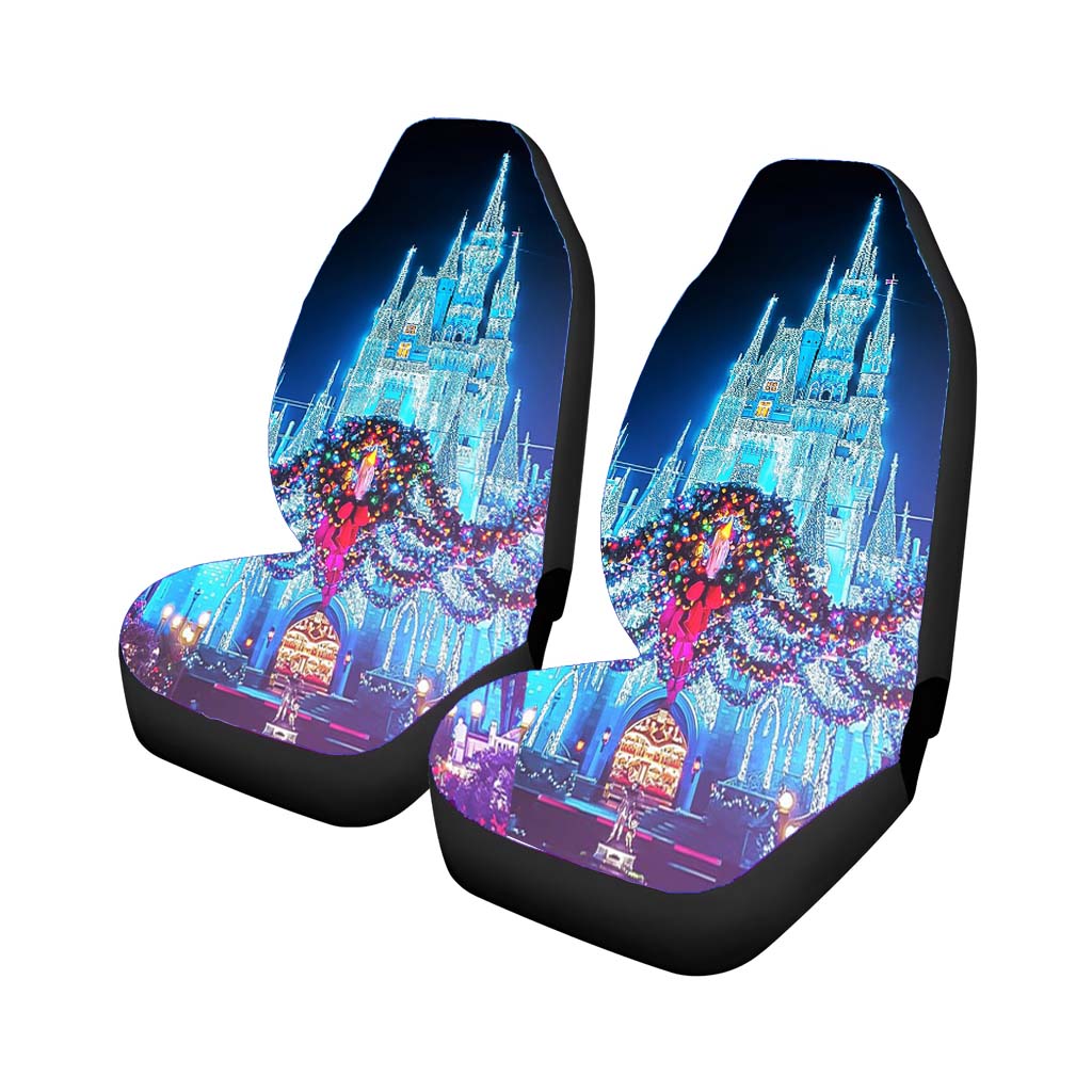 Christmas Disney Castle Car Seat Covers