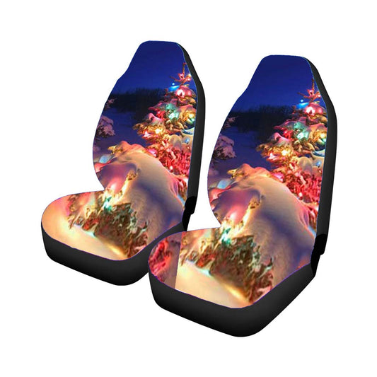 Car Seat Cover Christmas Tree Lit Up Universal Fit