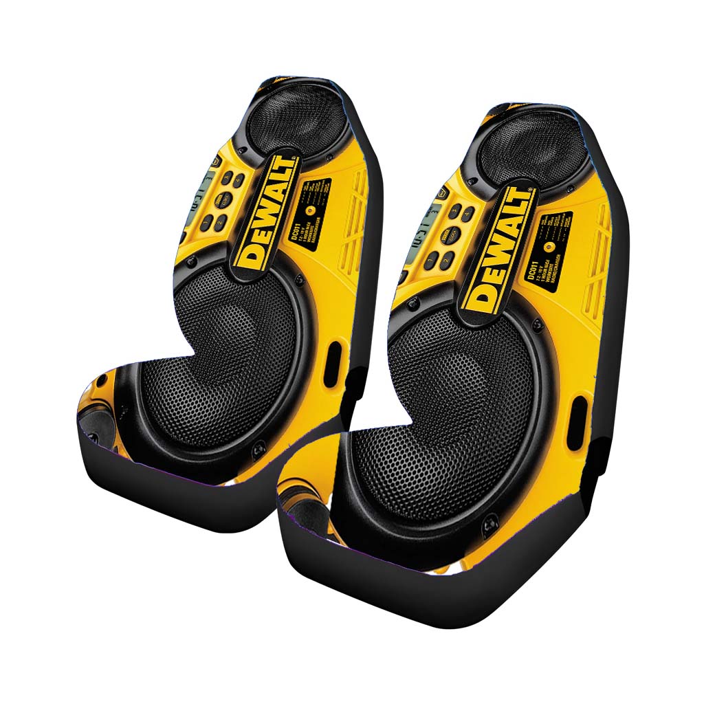 Dewalt Jobsite Yellow Radio Car Seat Covers
