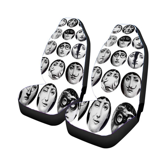 Car Seat Cover Fornasetti Face Universal Fit