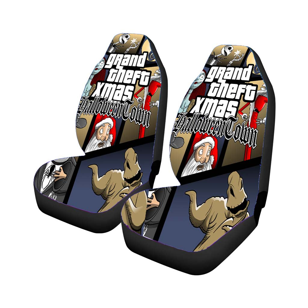 Grand Theft Xmas Halloweentown Car Seat Covers