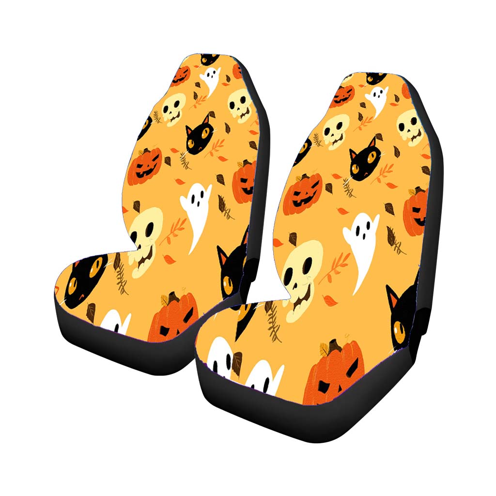Halloween Wallpaper Car Seat Covers