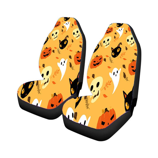 Car Seat Cover Halloween Wallpaper Universal Fit