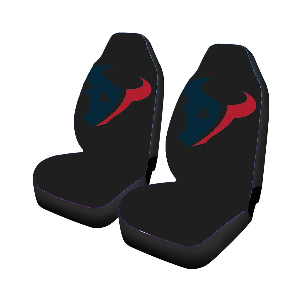 Huston Texans Logo Dark Grey Car Seat Covers