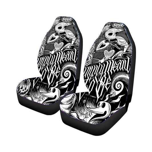 Car Seat Cover Jack And Sally Muertitos The Nightmare Before Christmas Art Universal Fit