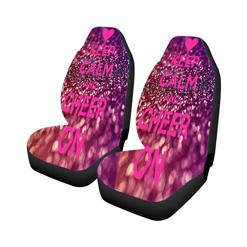 Keep Calm And Cheer On Cheerleading Car Seat Covers