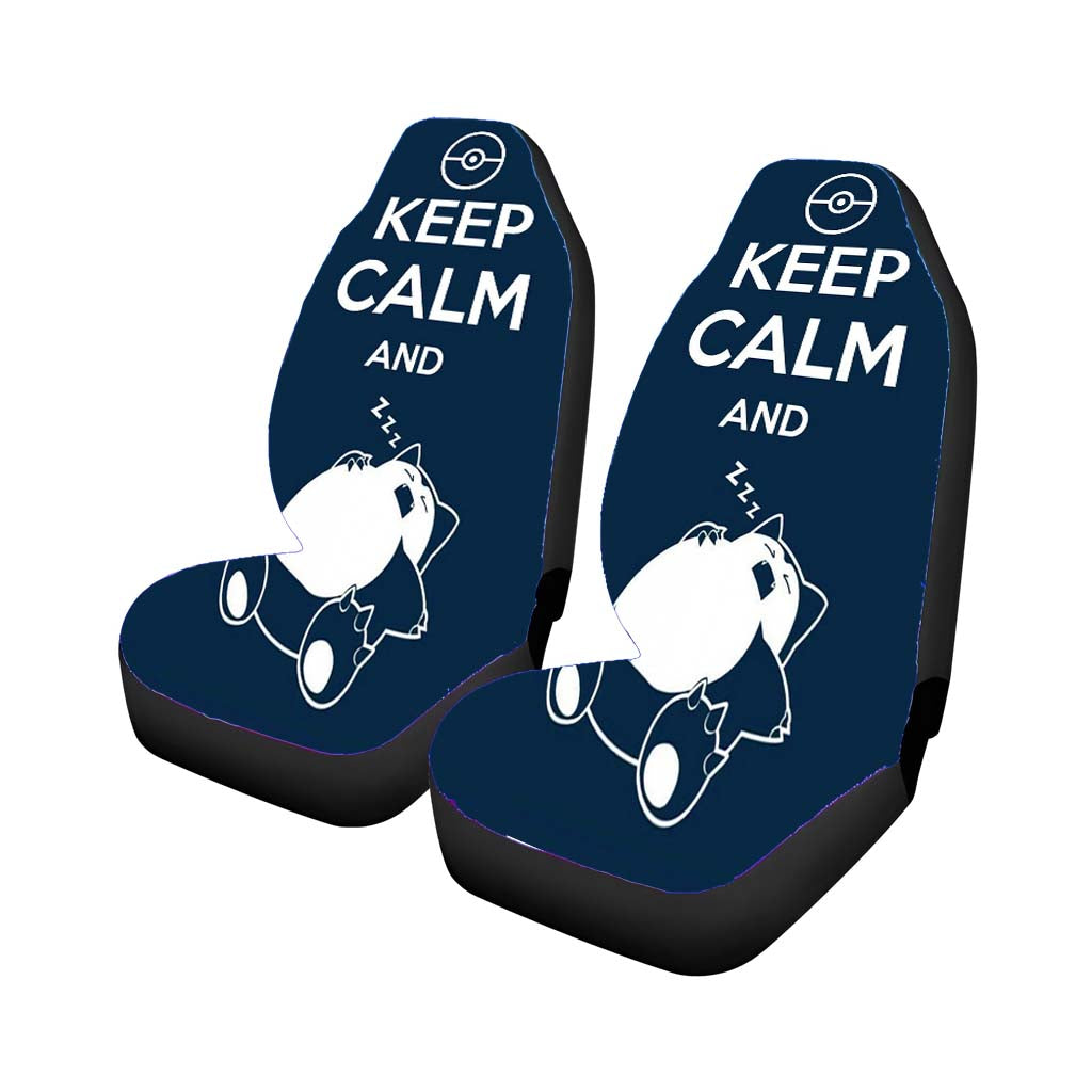 Keep Calm And Zzz Quote Car Seat Covers
