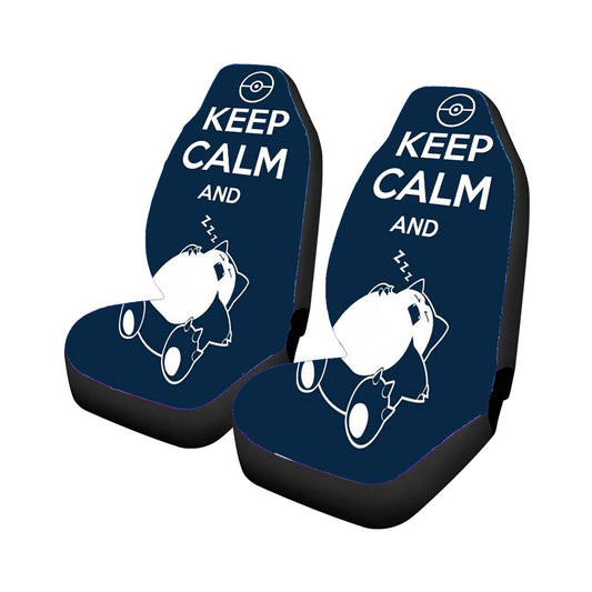 Car Seat Cover Keep Calm And Zzz Quote Universal Fit