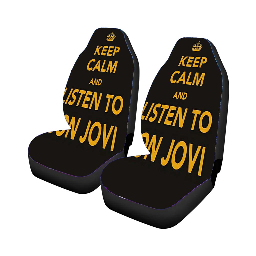 Keep Calm Bonjovi Car Seat Covers