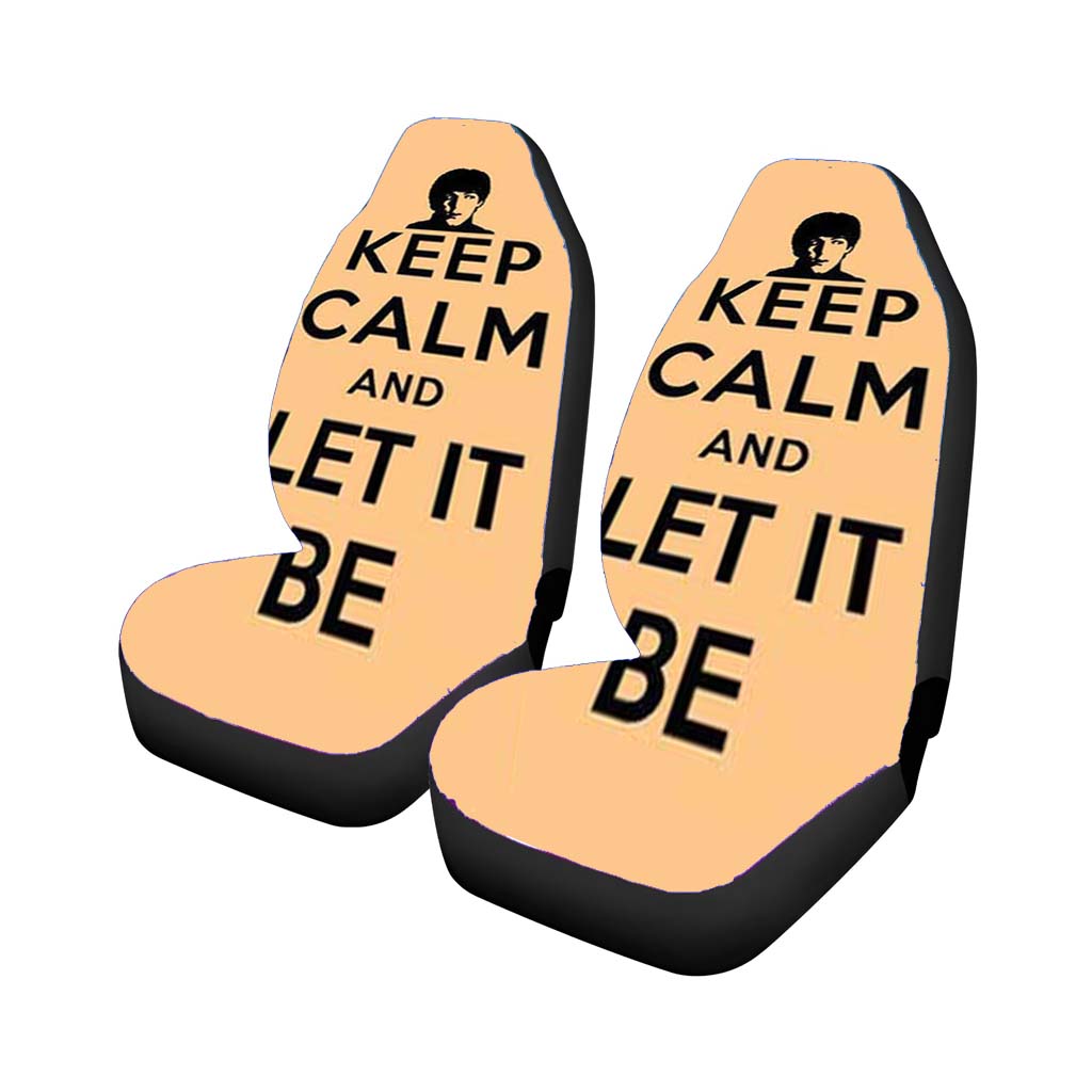 Keep Calm Let It Be Car Seat Covers