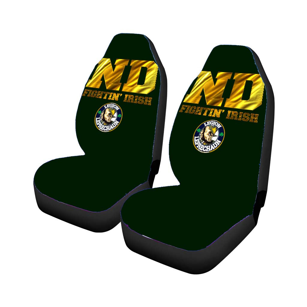 Nd Fighting Irish Gold And Green Wallpaper Car Seat Covers