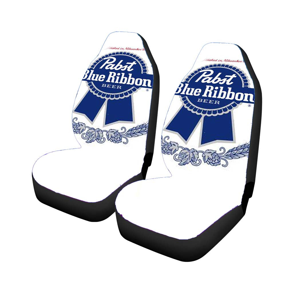 Pabst Blue Ribbon Beer Car Seat Covers