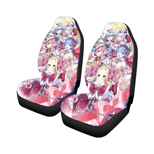 Car Seat Cover Re Zero Rem Ram And Friends Christmas Universal Fit