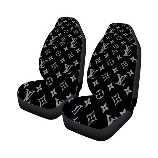 Black More Luois Vuitton Universal Fit Car Seat Covers