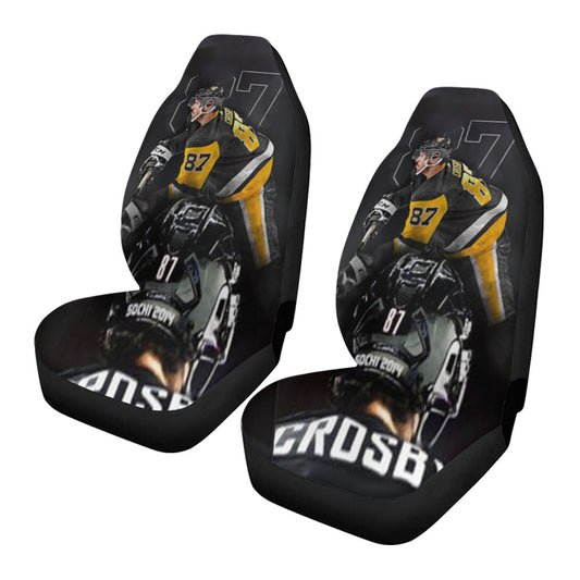 87 Sidney Crosby Pittsburgh Penguins Car Seat Covers