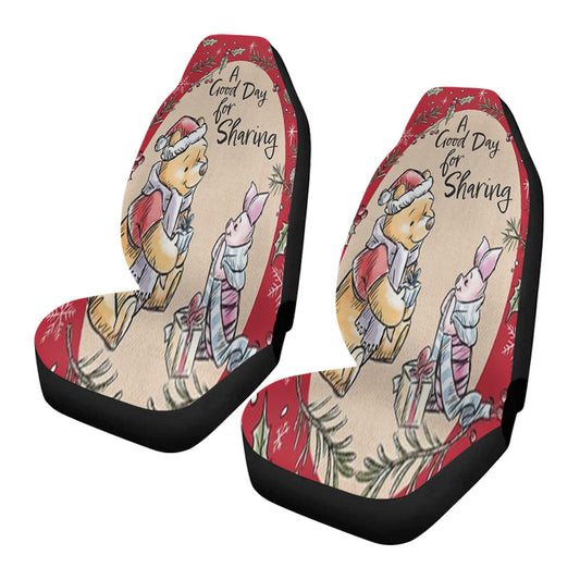 A Good Day For Sharing Pooh And Piglet Car Seat Covers