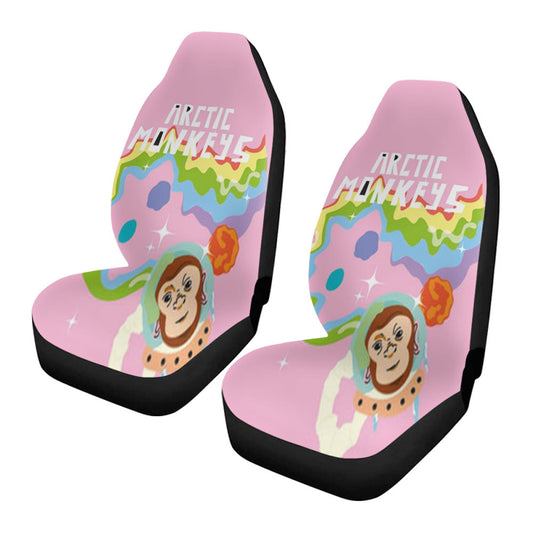 A Monkeys - Pink Car Seat Covers