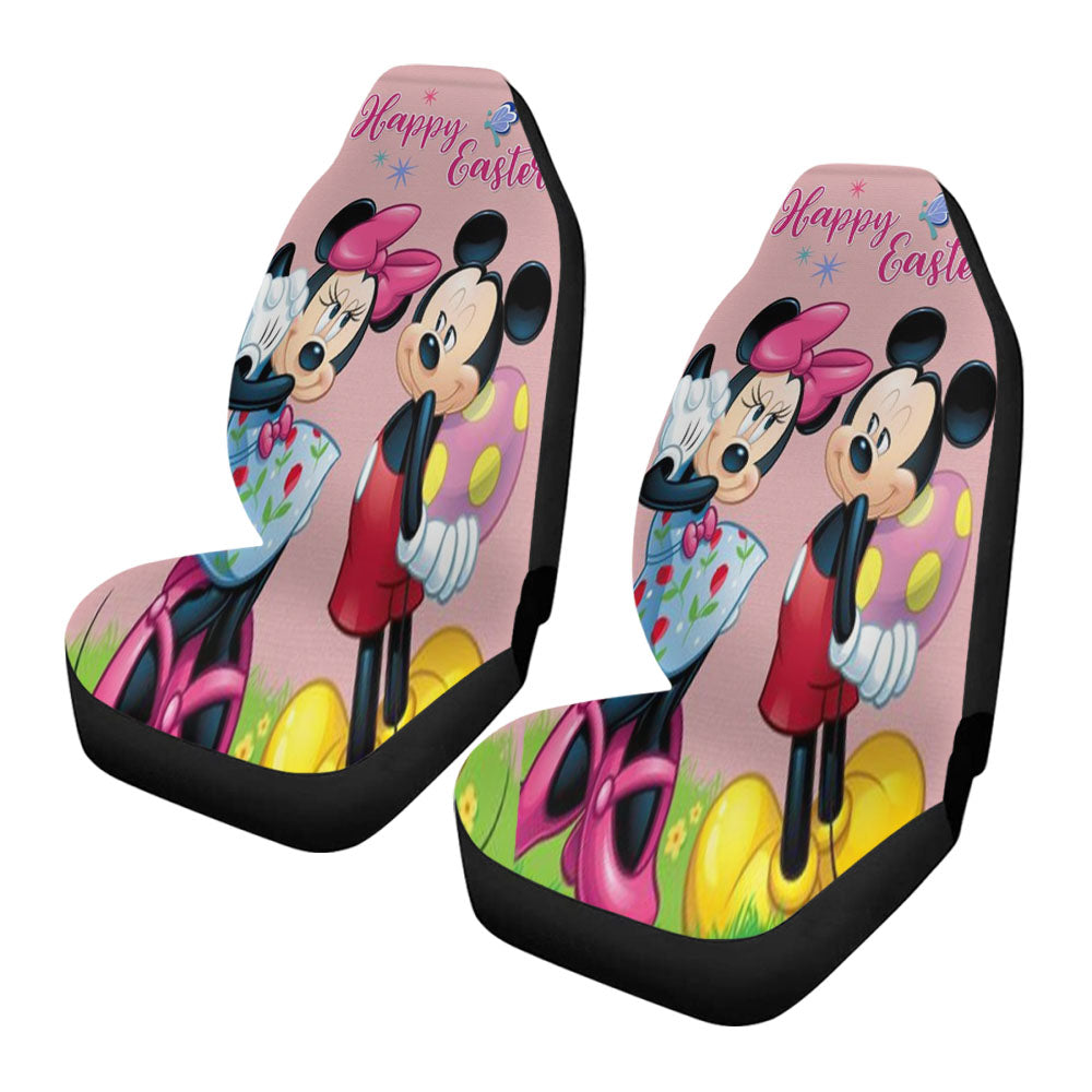 Happy Easter Mickey & Minnie Car Seat Covers