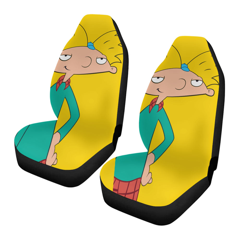 Hey Arnold Yellow Character Car Seat Covers