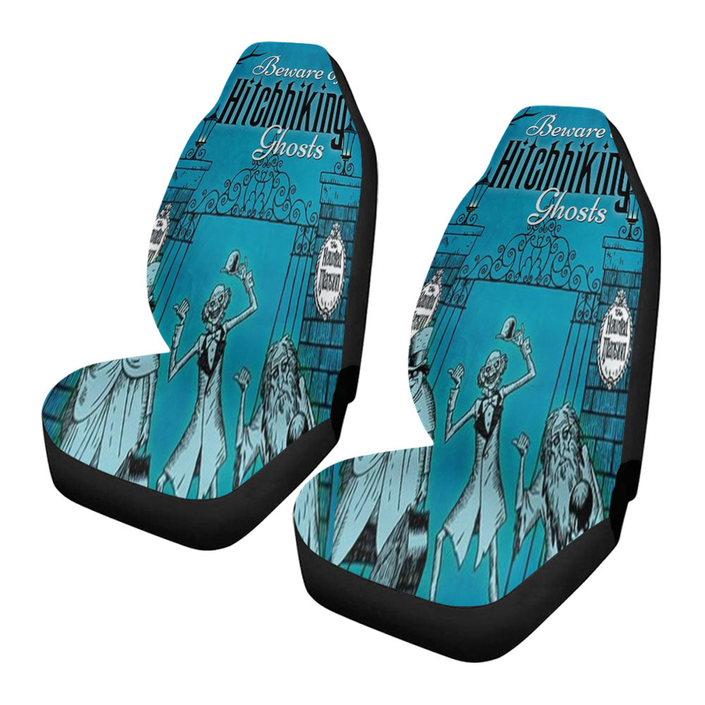 Hitchhiking-Ghosts-Haunted-Mansi Car Seat Covers