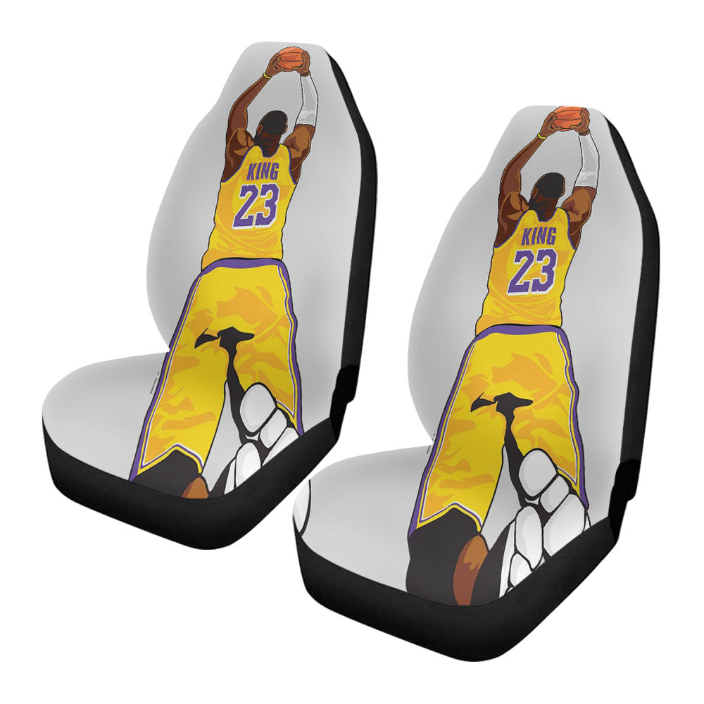 Lebron Lakers Custom Car Seat Covers