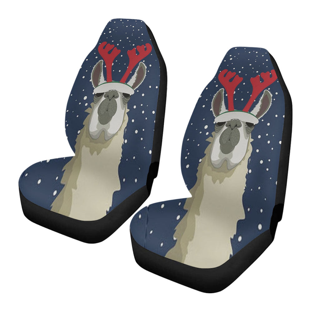 Let It Snow Reindeer Car Seat Covers