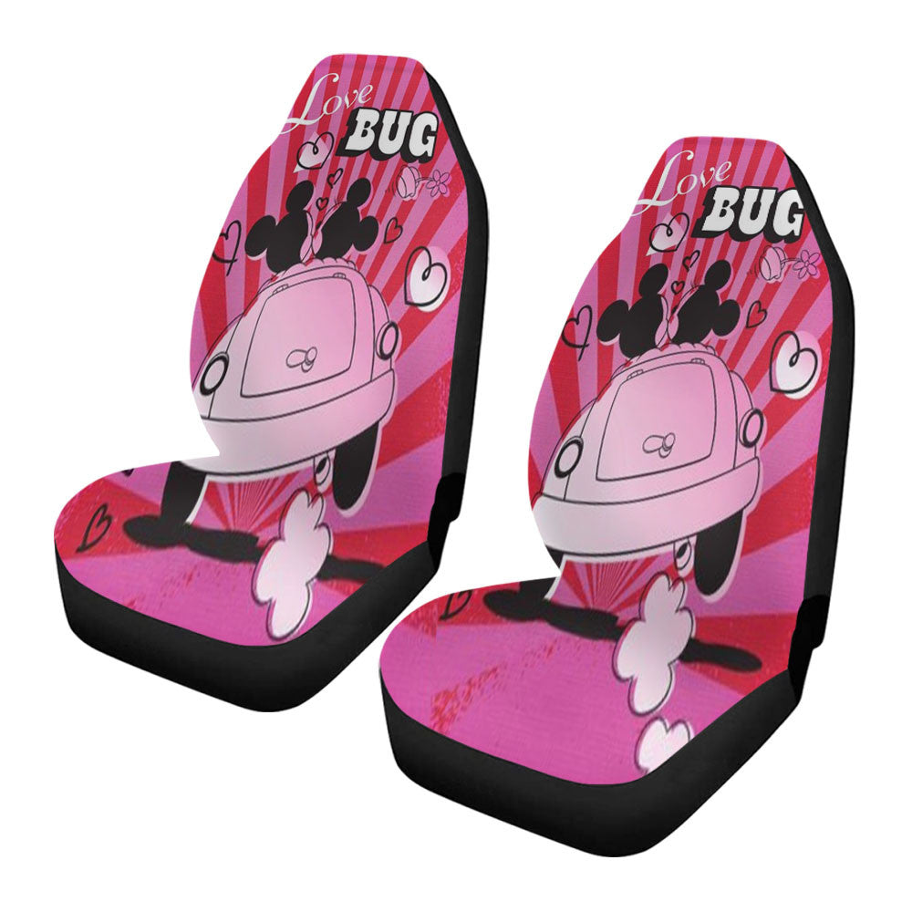 Love Bug Mickey & Minnie Car Seat Covers