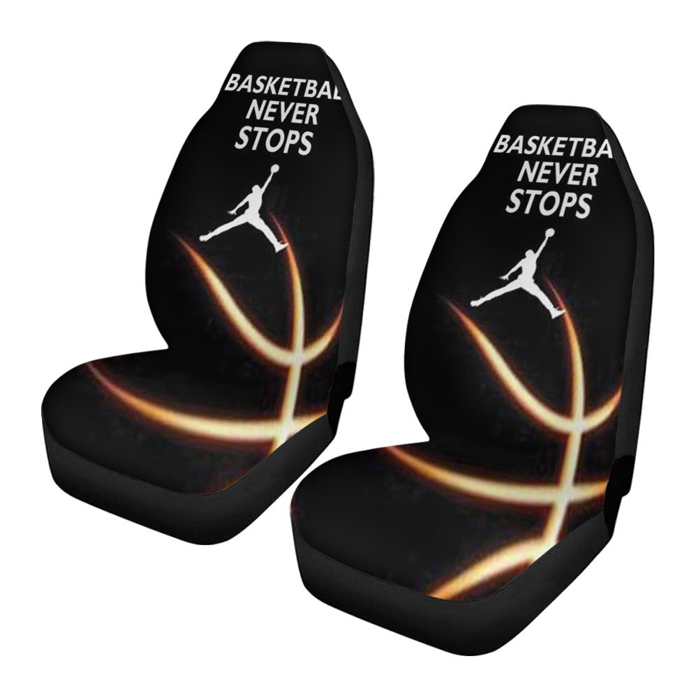 Michael Jordan Never Stops Glow Car Seat Covers