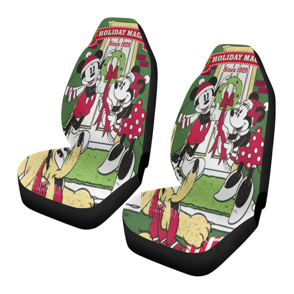 Mickey Minnie Pluto Holiday Magic Car Seat Covers