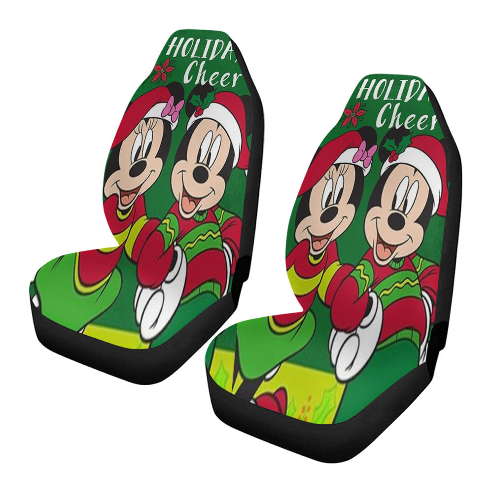 Mickey And Minnie Holiday Cheer Car Seat Covers