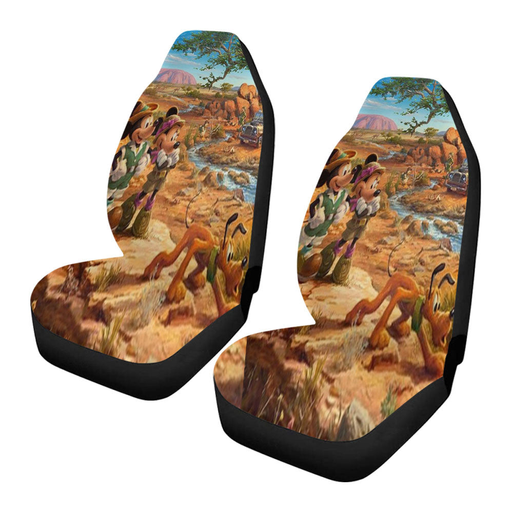 Mickey And Minnie In The Outback Car Seat Covers