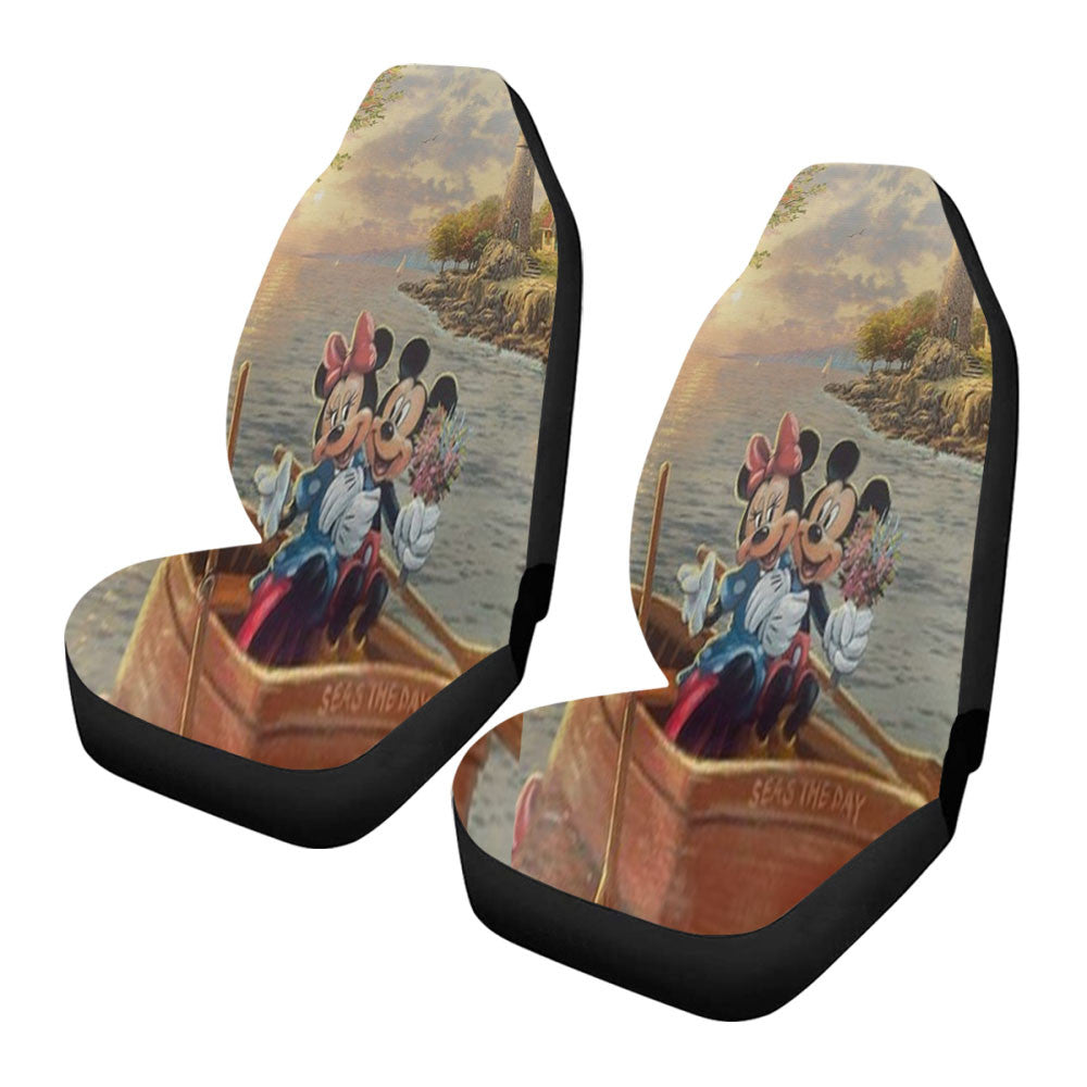 Mickey And Minnie Lighthouse Cover Car Seat Covers