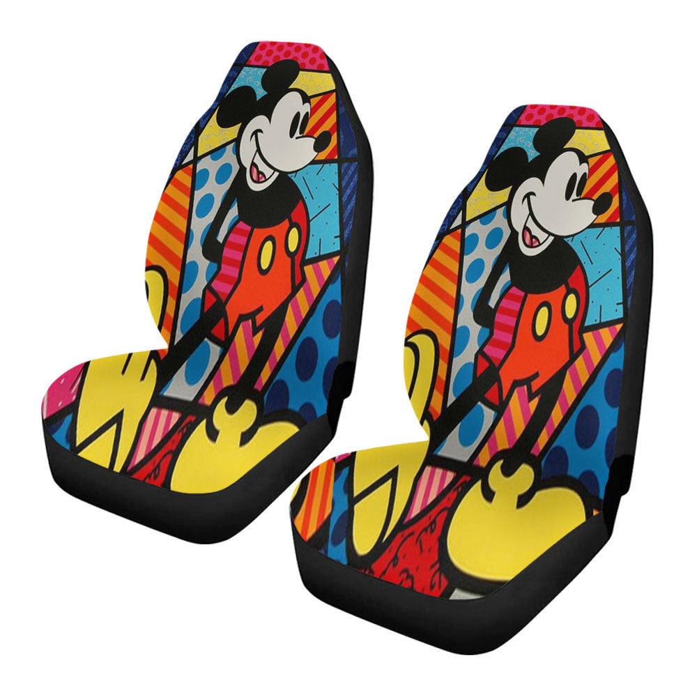 Mickey Mouse Romero Britto Car Seat Covers