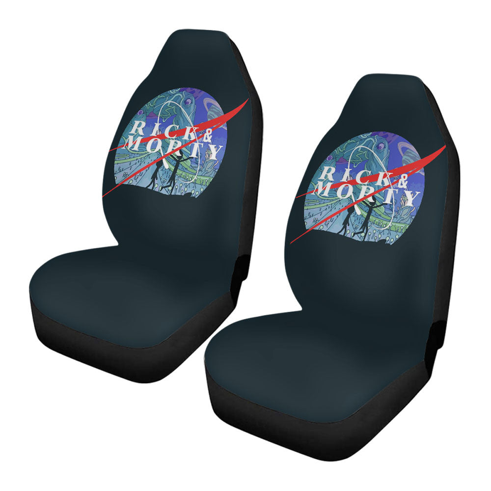 Nasa Rick And Morty Galaxy Car Seat Covers