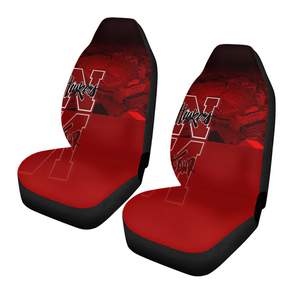 Nebraska Cornhuskers Football Car Seat Covers