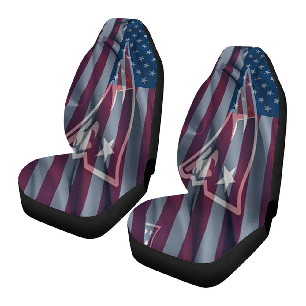 New England Patriots American Logo Car Seat Covers