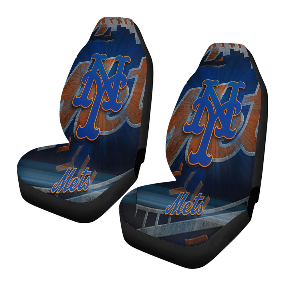 New York Mets Mlb Logo 9 Car Seat Covers