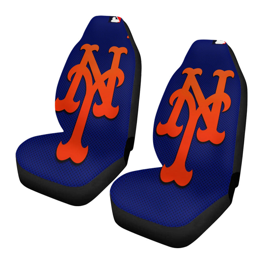 New York Mets Mlb Logo 9786 Car Seat Covers