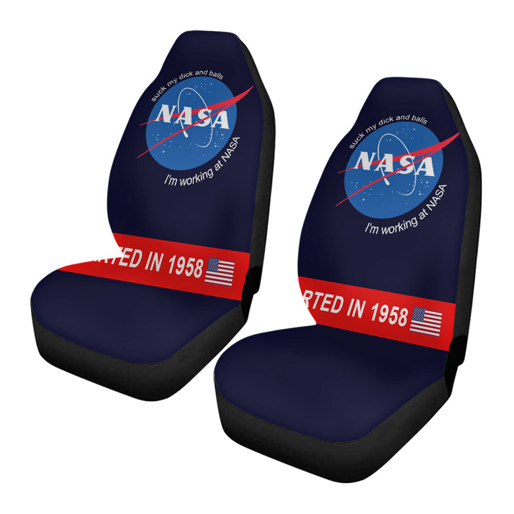 Outer Space And Satellite Working At Nasa Car Seat Covers