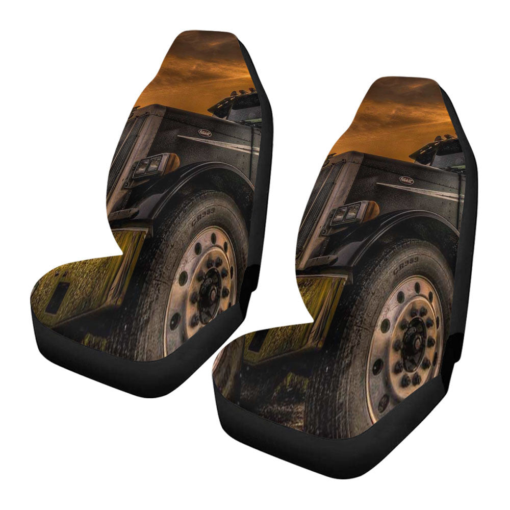Peterbilt Truck 2 Car Seat Covers