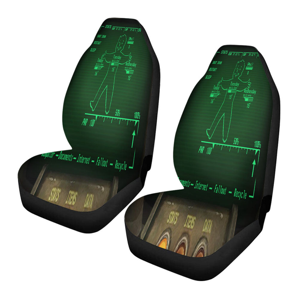 Rainmeter Fallout Pipboy Suite Car Seat Covers