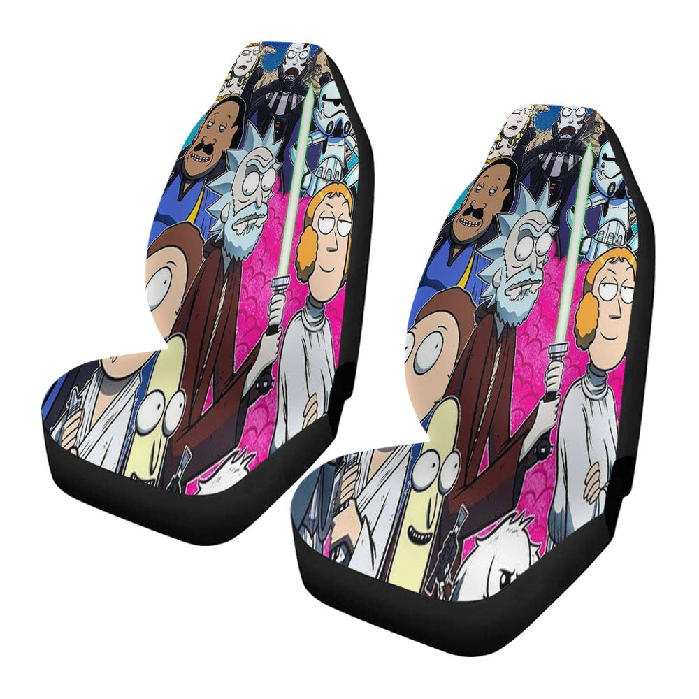 Rick And Morty X Star Wars Car Seat Covers