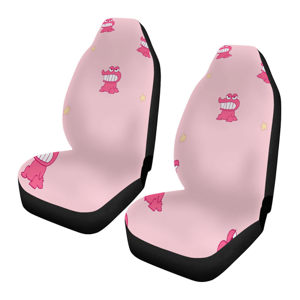 Shin Chan Pink Dinosaur Pattern Car Seat Covers