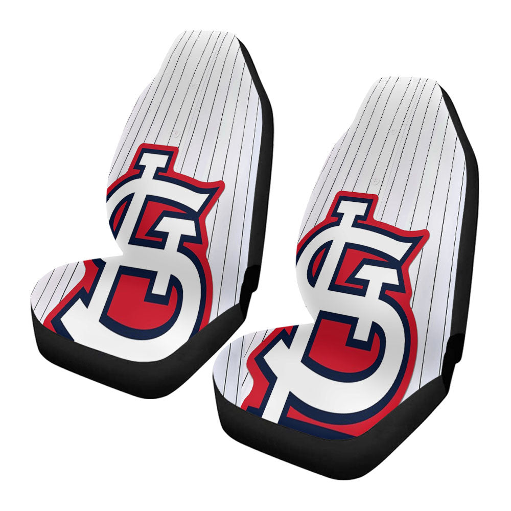 St Louis Cardinals Jersey White Car Seat Covers