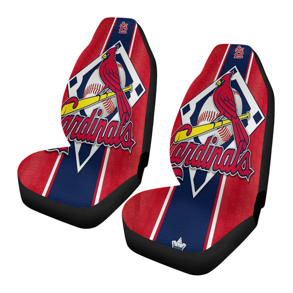 St Louis Cardinals Logo Jersey Car Seat Covers