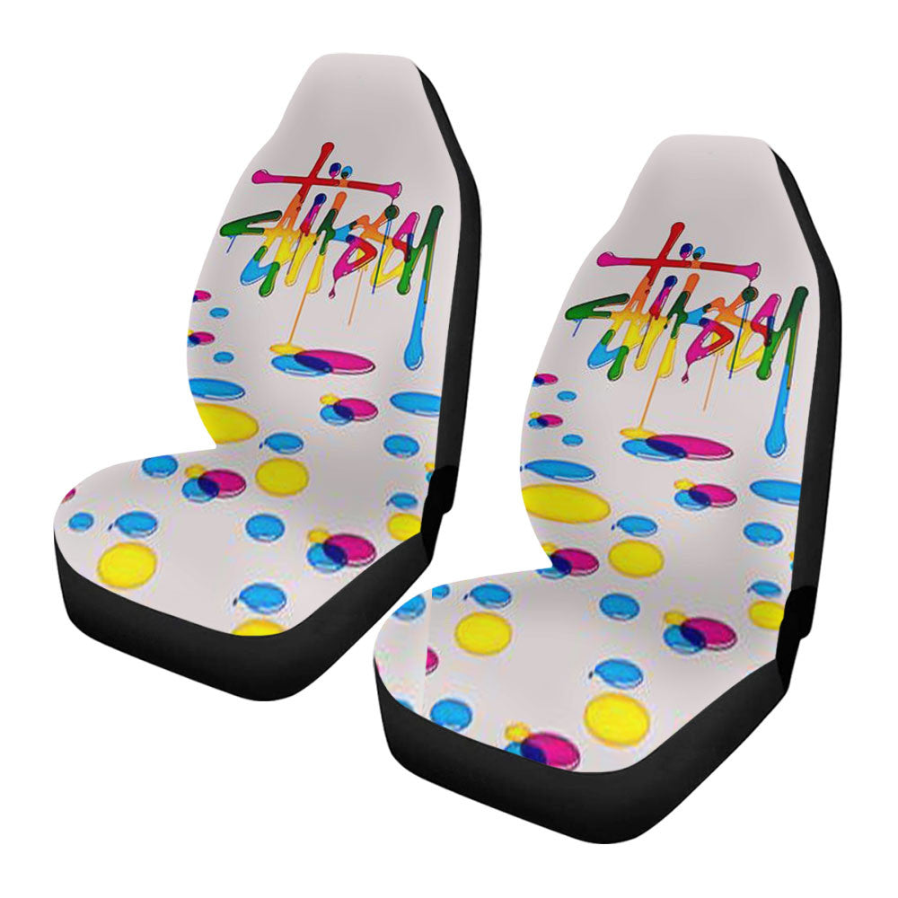 Stussy Drops Of Paint Car Seat Covers