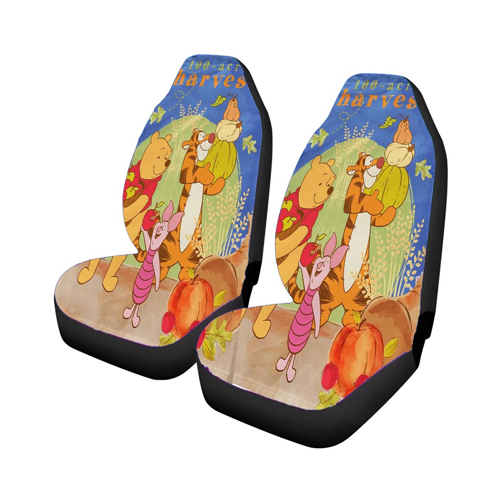 100 Acre Harvest Pooh Tigger Piglet car Seat Covers